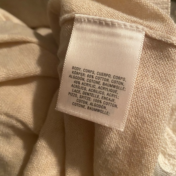 Angel of the North Lace Sweater L - Picture 10 of 10